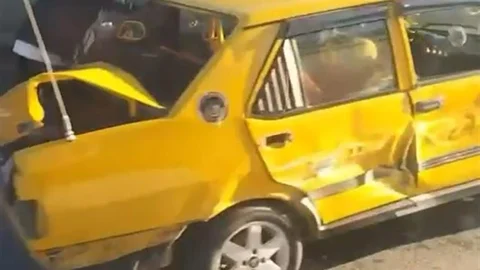 Alkollü Sürücü Bariyerlere Çarptı