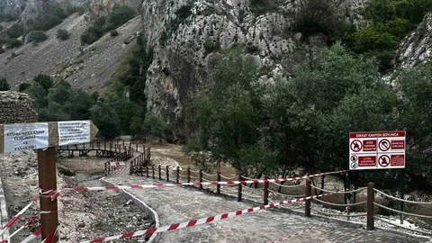 Kazankaya Kanyonu'nda Güvenlik Tedbirleri Alındı
