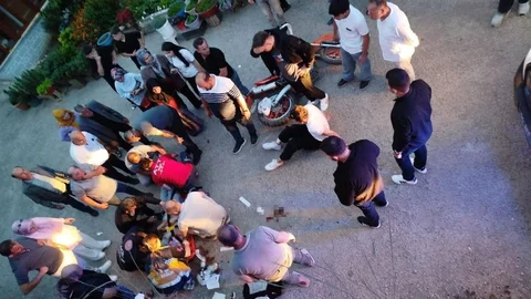 Motosikletli İstinat Duvarından Düştü