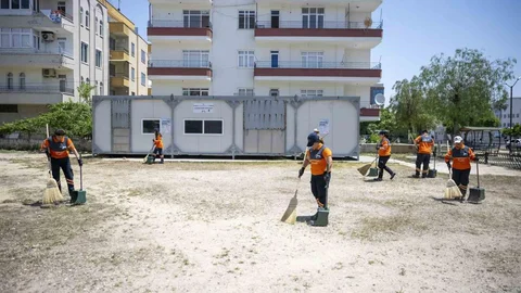 Mersin'de Kurban Kesim Alanları Temizlendi