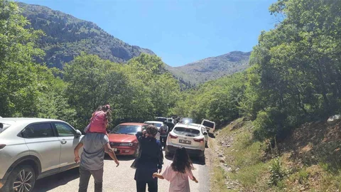 Aygırdibi Şelalesi'nde 6 Bin Ziyaretçi