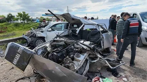 Çorum'da Feci Trafik Kazası
