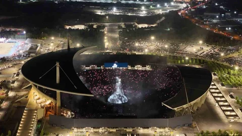 Kanye West İstanbul Konserinde Görsel Şölen