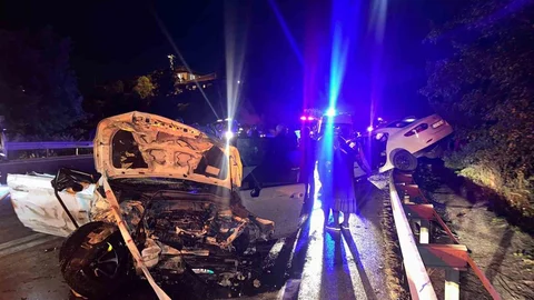 Burdur'da Zincirleme Trafik Kazası