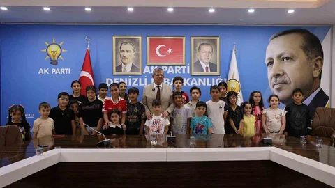 Çocuklar Bayram Coşkusunu Denizli'de Yaşadı