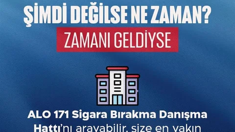 Sağlıklı Gelecek İçin Sigara Bırakma Destek Hattı