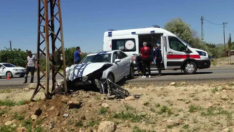Batman'da Trafik Kazası Meydana Geldi