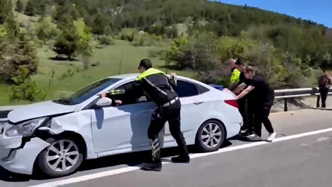 Bolu'da Trafik Kazası Sonrası Rahatlama Sağlandı