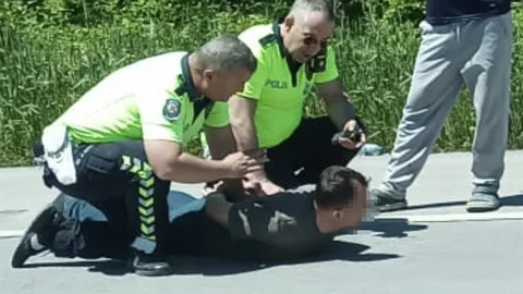 Samsun'da Alkollü Sürücü Kovalamacada Yakalandı