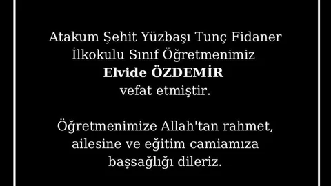 Samsun'da Öğretmen Hayatını Kaybetti