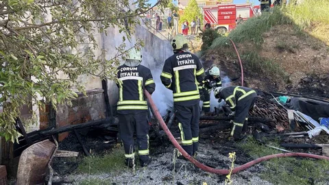 Çorum'da Tandır Yangını Korkuttu