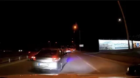 Bursa'da Makas Atan Sürücü Tehlike Yarattı