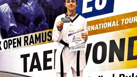 Ebrar Acar Avrupa'da Gümüş Madalya Kazandı