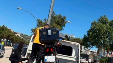 Dur İhtarına Uymayan Motosiklet Sürücüsüne Ceza