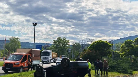 Zonguldak'ta Trafik Kazası: 1 Yaralı