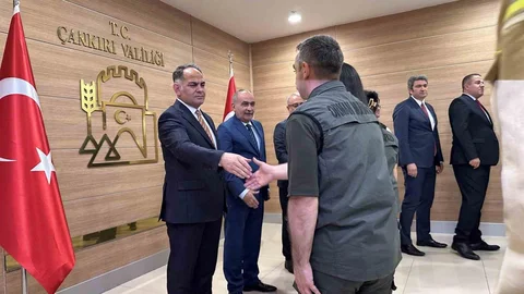 Çankırı'da Kamu Personelleri Bayramlaştı