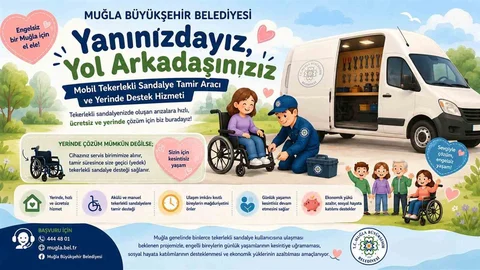 Mobil Tekerlekli Sandalye Tamir Aracı Muğla'da