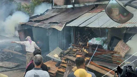 Bingöl'de Ev Yangını Olayı