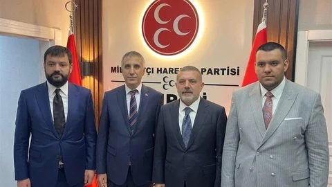 Sincan'da MHP'ye Tebrik Ziyareti