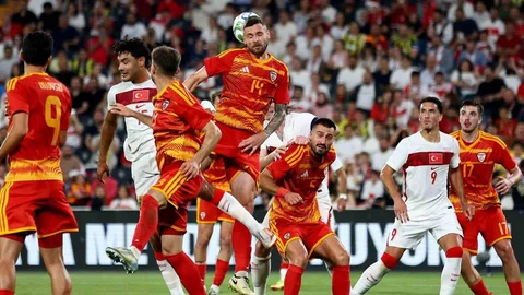 Türkiye Kuzey Makedonya Hazırlık Maçında Önde