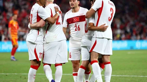 A Milli Futbol Takımı 4 golle galip geldi