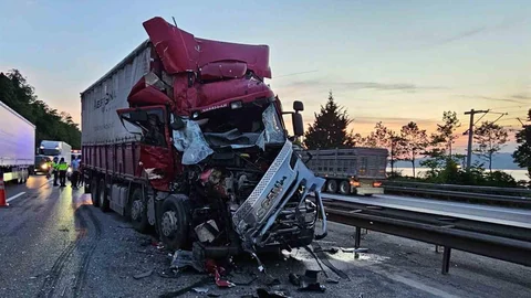 Sakarya'da Trafik Kazası: Kamyon Hurdaya Döndü