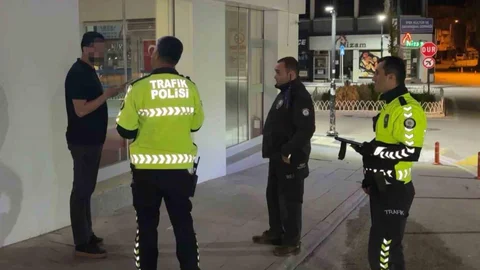Aksaray'da Alkolmetreye Üflemedi