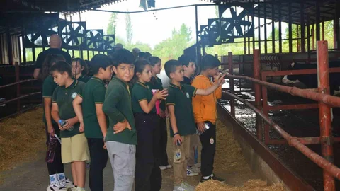 Edremit'te Çocuklara Süt Eğitimi