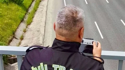Bilecik'te Drone ile Trafik Denetimi