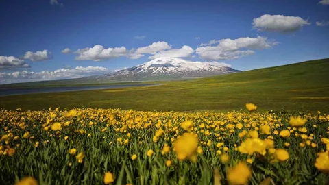 Sütey Yaylası Bahara Hazır Görünüyor