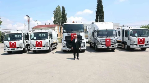 Darıca Belediyesi'ne 5 Yeni Araç Katıldı