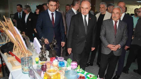 Ordu'da Hükümlülerin El Sanatları Sergilendi