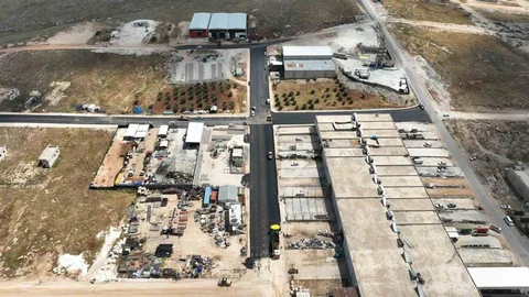 Şanlıurfa'da Asfaltlama Çalışması Devam Ediyor
