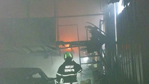 Antakya'da Yangın Vakası