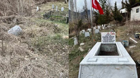 Artvin'de Şehit Mezarları Yenilendi