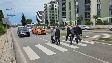 Samsun'da Yaya Geçidi İçin Sinyalizasyon Talebi