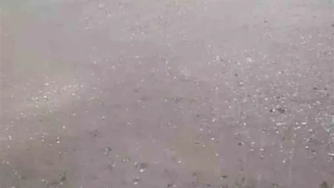 Edirne'de Dolu Yağışı Etkili Oldu
