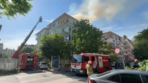 Bakırköy'de Yangın Paniği Yaşandı