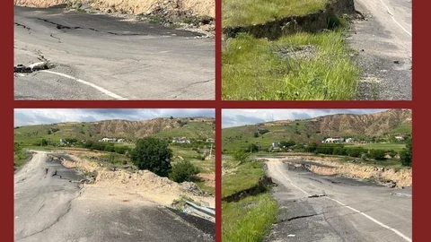 Baki Ersoy'dan Kayseri'de Yol Çökmesi Tepkisi