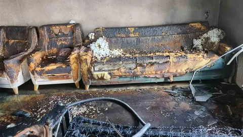 Ahlat’ta Yangın: 1 Ağır Yaralı