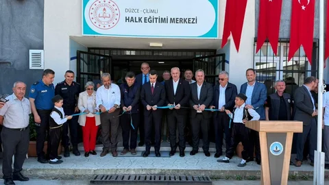 Çilimli'de Modern Eğitim Merkezi Açıldı