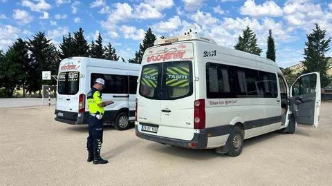 Kilis'te Okul Servislerine Denetim Yapıldı