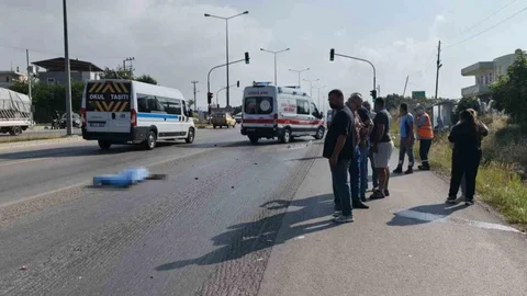 Mersin'de Trafik Kazası: 1 Ölü, 1 Yaralı