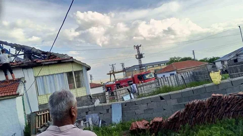 Konya'da Ev Yangını Paniği