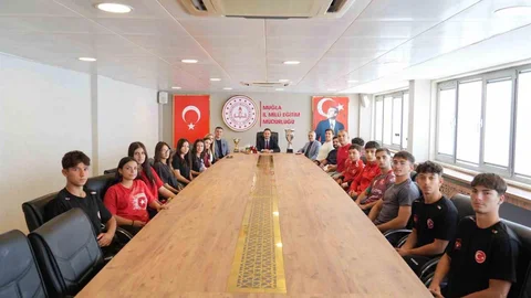 Muğla'nın Şampiyon Öğrencileri Bir Araya Geldi