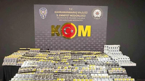 Kahramanmaraş'ta Kaçak Sigara Operasyonu