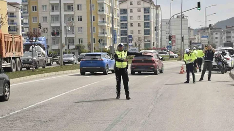 Ordu'da Trafik Denetimleri Sürüyor