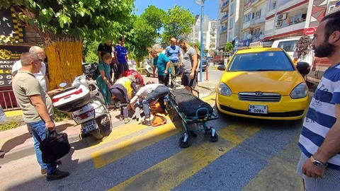 Efeler'de Taksi Kazası: 1 Yaralı