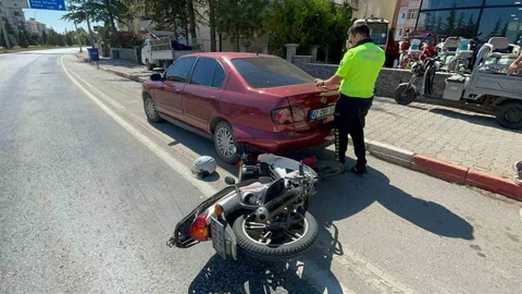 Karaman'da Motosiklet Kazası