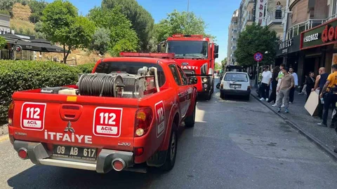 Aydın'da Kafe Yangını Kontrol Altına Alındı